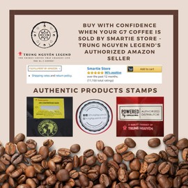 Trung Nguyen G7 New Arabica Espresso Vietnamese Coffee - 2.5grams/ Stick - 60 Sticks (4 Boxes x 15 Sticks/ Box)