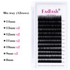 Individual Classic 1:1 Eyelash Extension 0.10 mm L Curl Mix