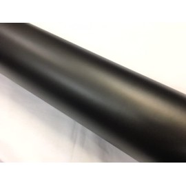 カーラッピングシート152ｃｍ×30ｃｍ、艶消しメッキ ブラック マットクロームメッキ アイス系