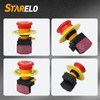 STARELO 22MM 1NC Red Mushroom Emergency Stop Latching Push Button