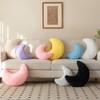 Moon Pillow, Decorative Throw Pillow with Soft Plush for Couch