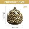 SRTSTR Pack of 2 Incense Cones Holder Incense Cones Lotus