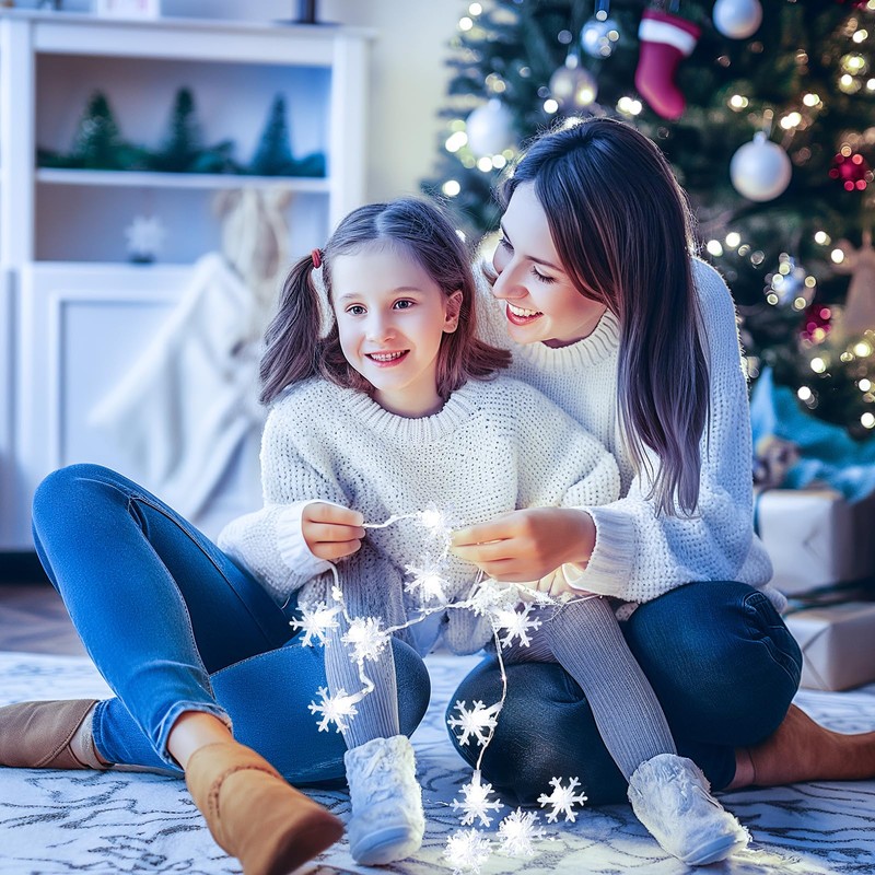 Minetom 2 Pack Christmas Lights, 14 Ft 30 LED Christmas