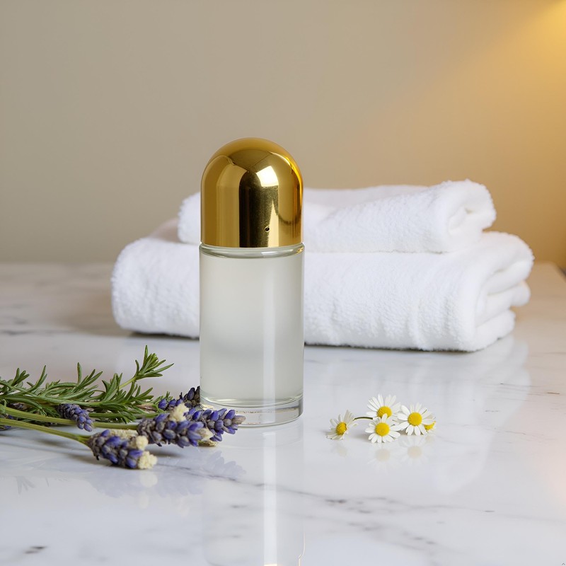 PurYupearl 50ml Glass Essential Oil Roller Bottles,Empty Roller Bottle with