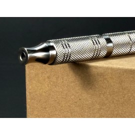 Unbranded USA Made Knurled Double Edge Safety Razor Handle CNC 304 Stainless steel 95mm