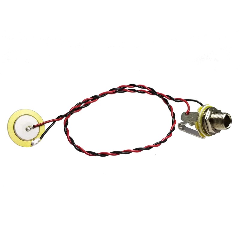C. B. Gitty Pre-Wired Piezo Pickup with Jack for Cigar