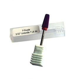 5 In 1 Purple Nail Drill Bit, Nail Off, Gel Nail Off, Nail Bit, Carbide Drill Bit, High Speed Nail Tool, For Cutting Polishing