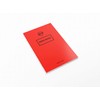 Silvine 158 x 99mm Red Memo Book - Lined (72