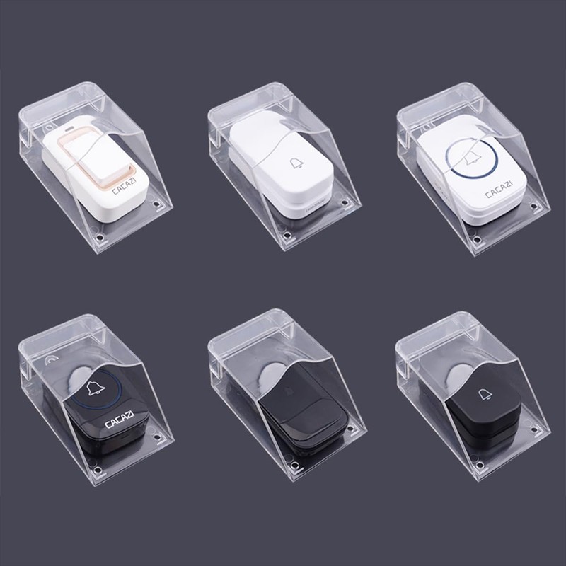 CENPEK Waterproof Box Cover Doorbell Transparent Doorbell Waterproof Cover Waterproof