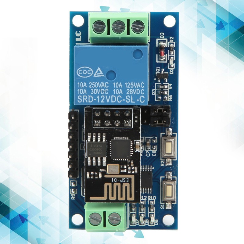1‑Way WiFi Relay Module for Android Mobile Phone APP Wireless