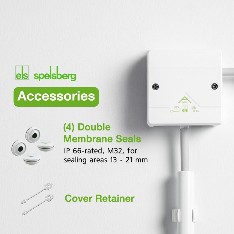 Spelsberg Abox Pro SLK-6² - IP66/IP67/IP69 Junction Box with Cable