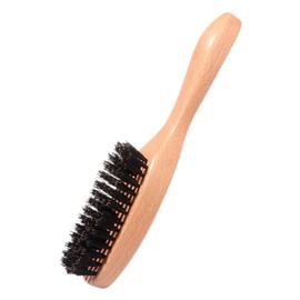 FOMIYES Bristles Beard Grooming Brush Wooden Handle Portable Hair Brush for Men for Travel Use Soft Bristles for Comfortable Grooming and Beard Care