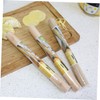 FUNOMOCYA 10pcs Wooden Rolling Pin for Baking Smooth Non Stick