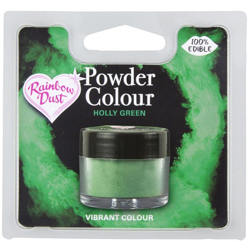 Rainbow Dust Holly Green Food Powder Colour