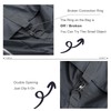 Zipper Lock Clips, 4 PCS Zipper Clips Anti Theft -