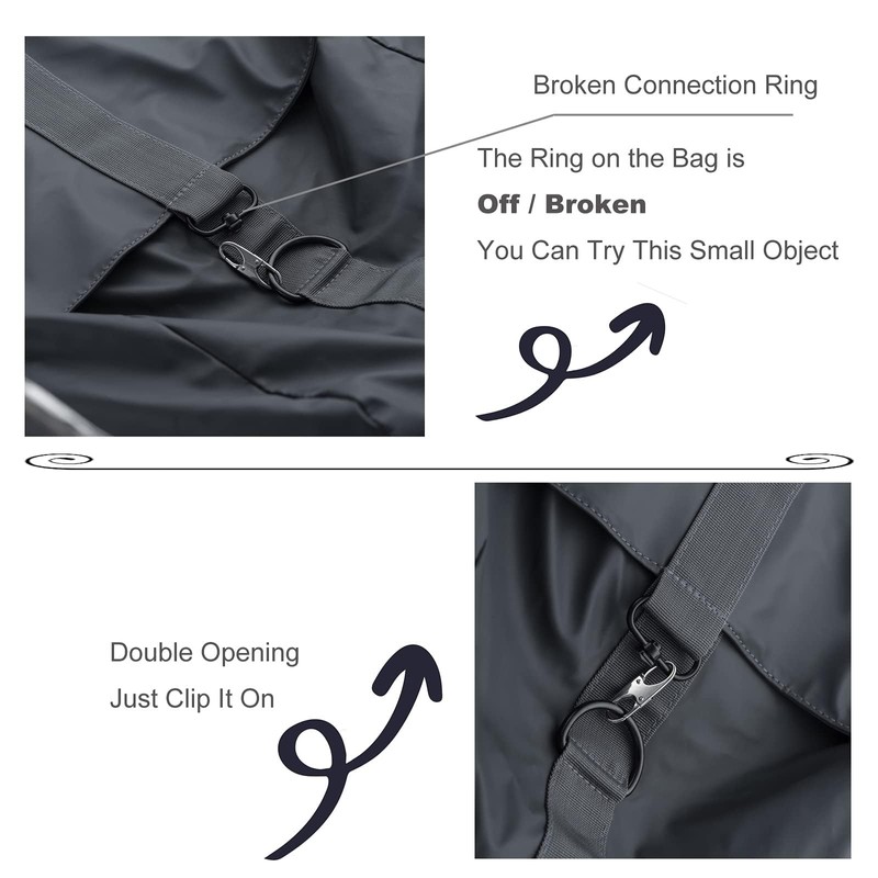 Zipper Lock Clips, 4 PCS Zipper Clips Anti Theft -