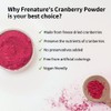Frenature Freeze Dried Cranberry Powder from Canada Cranberry with Rich