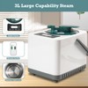 Duthss 3L Sauna Steamer Machine,Remote Control Portable Sauna Steamers,Stainless Steel