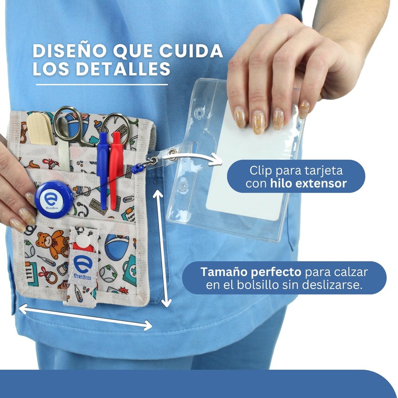 ErenBros® Nurse Pocket Holder with Magnet Organizer Pocket Desk Accessories