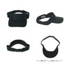 New Hattan Men's Women's Solid Color Unisex Velcro Sun Visor,