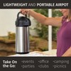 Cresimo Coffee Carafe with Pump - 102oz / 3L Airpot