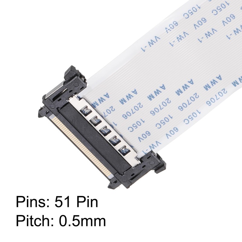 QUARKZMAN FFC FPC Cable 0.5 mm Pitch 51 Pin 300