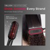 TYMO Hair Straightener Brush - Upgraded Ionic Compact Straightening Brush