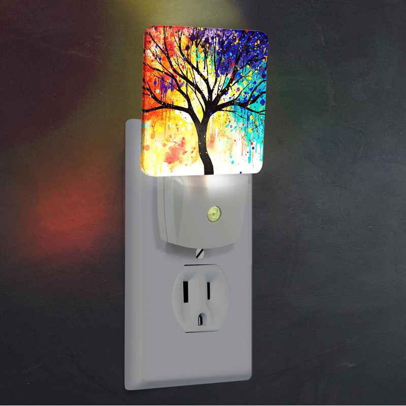 WIRESTER Plug-in LED Night Light Auto Dusk to Dawn Sensor