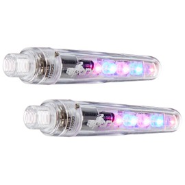 Buzztronics Sparx Pattern Stix Tire Light, Red/Blue