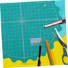 DOITOOL 1Pc Self Healing Fabric Rotating Cutting Mat Lightweight Round