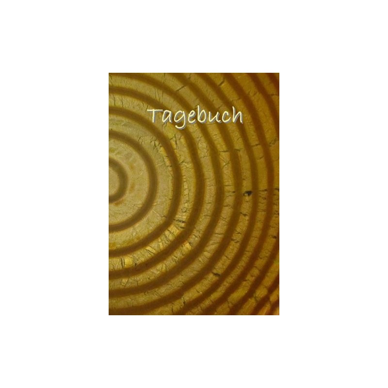 Tagebuch - Golden Circle: Notizheft, DIN A5, liniert, 108 Seiten