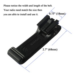 bestkong 5 X Belt Clip for Motorola Radio CP200 PR400 P110 P1225 SP50