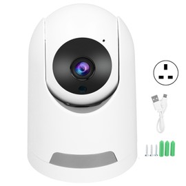 Wireless Camera WIFI 1080P HD Mobile Remote Control Night Vision for Tuya Household 100‑240VUK Plug