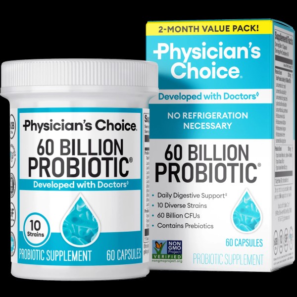 Physician’s Choice 60 Billion Probiotic,60 Count ,Digestive & Gut Health