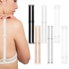 Bra Straps 6 Pairs Transparent Bra Straps 27-55 cm Adjustable