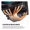 Sdlogal Radiador Pc Ventilador 6 Tubos
