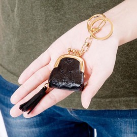 [koronxtu and Cute] Palm-Size Pouch Charm (Black)