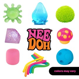 Schylling NeeDoh Spring Sensations Bundle - Squishy Sensory Toys - Various Textures and Fillings - Ages 3 and Up - Bundle of 8 NeeDoh Toys:_Spring Sensations Bundle