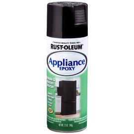 Rust-Oleum 7886830-2PK Specialty Appliance Epoxy Spray, 12 oz, Black, 2 Pack