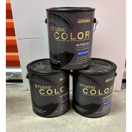 Rust-Oleum Studio Color Medium Tint Base Interior Paint Primer Semi Gloss 1 gal