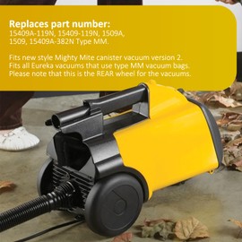 LEFITPA Replacement 15409-119N Vacuum Rear Wheel for Eureka S3681A S36818B-1 S3686A SC3683A S3689 Models