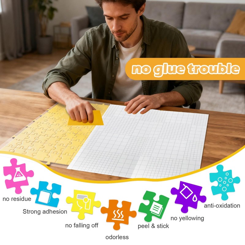 Puzzle Saver Sheets - 12 Pcs For Two 1000-Piece Puzzles
