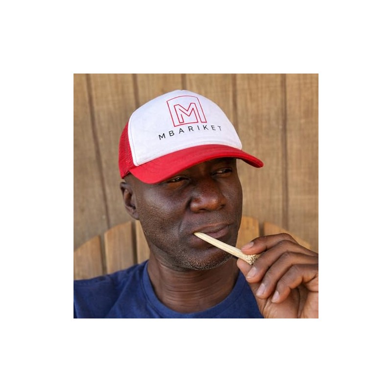 Mbariket - Varillas para masticar dentales africanas, paquete de 6