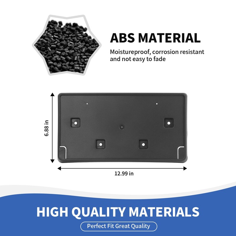 RAZPOY Front License Plate Bracket Holder Mount Frame Compatible with