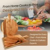 Acacia Wood Cutting Board Set of 3 with Handles –