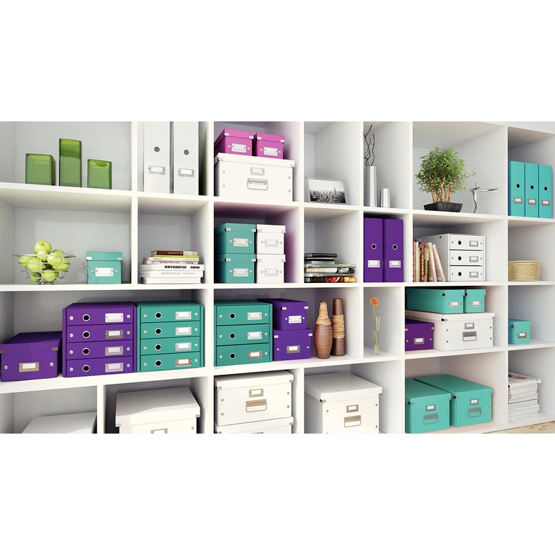 Leitz Wow Click and Store Magazine File - Purple