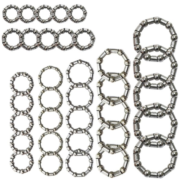 Xmomx 7 Kinds 5 Sets Bike Ball Bearing Headset Retainer