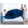 Utopia Bedding Fleece Blanket Full Size Navy 300GSM Luxury Fuzzy