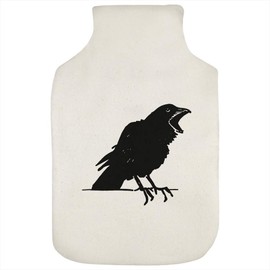 'Crow Cawing' Hot Water Bottle Cover (HW00011226)