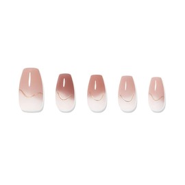 DASHING DIVA Magic Press Melting Caramel Nail 30 Tips